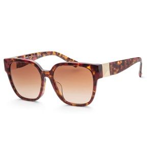 Valentino Red Havana Gradient Brown Sunglasses